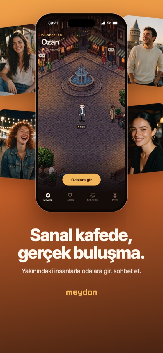Sanal kafede, gerçek buluşma